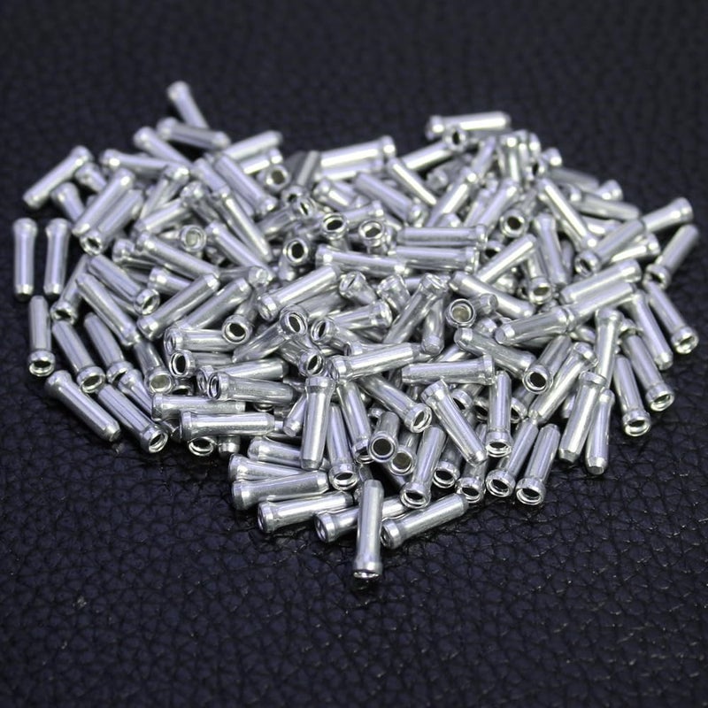 Ciomszan Bike Cable End Caps, Cable End Crimps, Alloy Brake Cable End Tips for Road Mountain Bicycle - Image 2